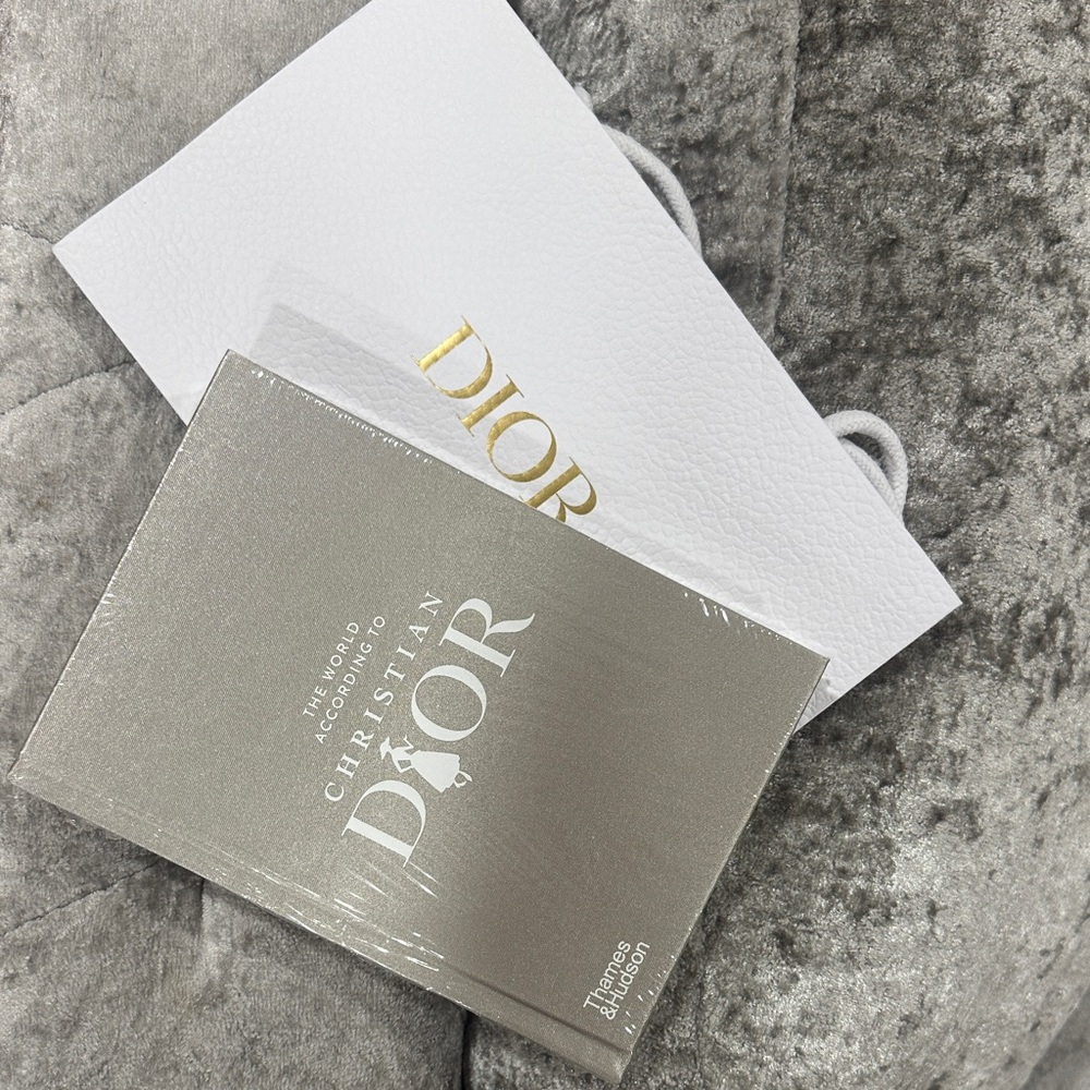 Christian Dior book and shopping bag Set